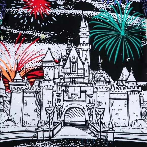 Sleeping Beauty Castle Fashion Pullover Top for Adults – Disney100 – Disneyland - Picture 3 of 12